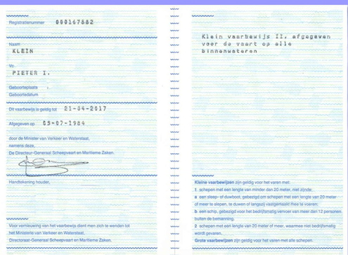 vaarbewijs